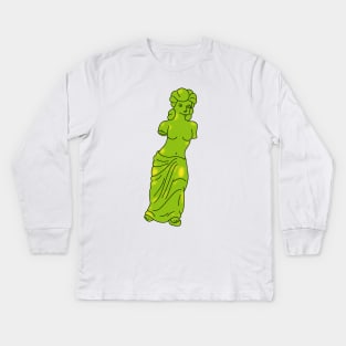 Gummi Venus de Milo Kids Long Sleeve T-Shirt